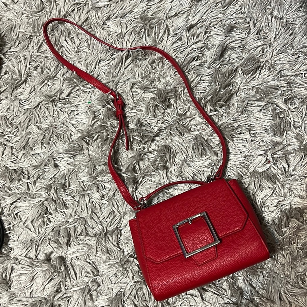 Red crossbody